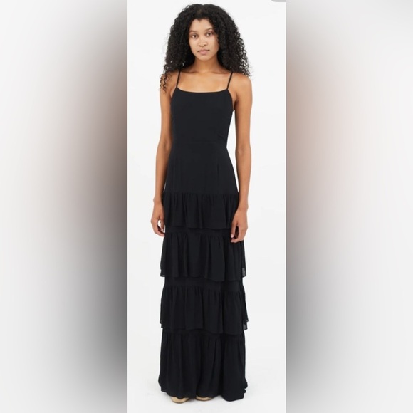 Reformation Dress XS Black Foxglove Maxi Dress $388 - Picture 6 of 10